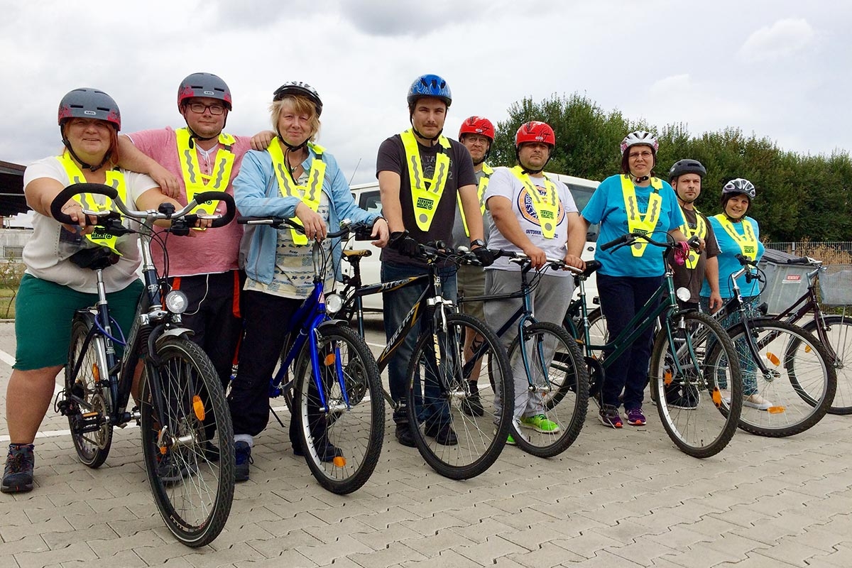 Fahrradgruppe in Bergheim ist gut und sicher gestartet